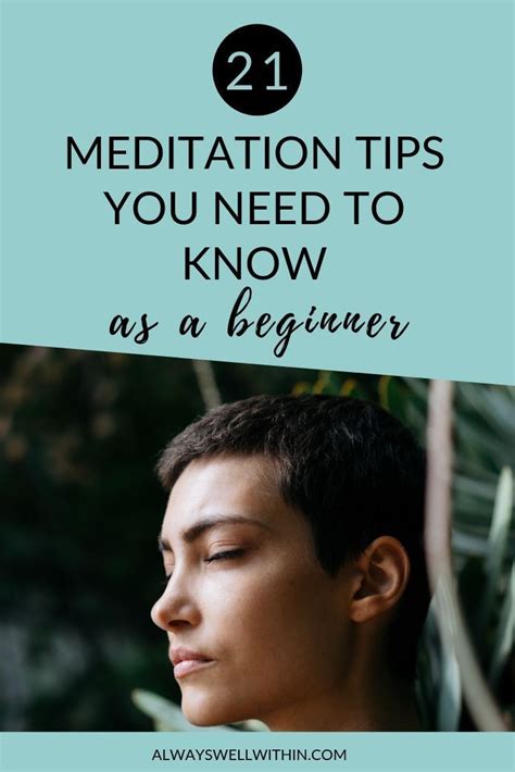 21 Meditation Tips You Need To Know As A Beginner Artofit