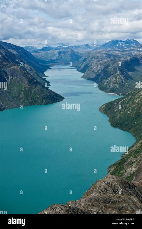 Scenic Lake Gjende Jotunheimen National Park Norway Stock Photo Alamy