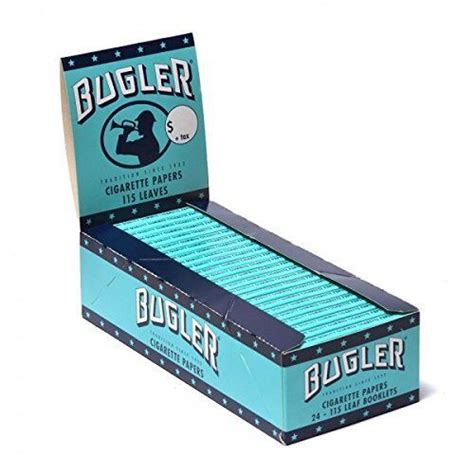 Bugler Cigarette Rolling Paper Gummed 24 Packs 115 Papers Per Pack