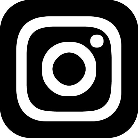 logo instagram noir