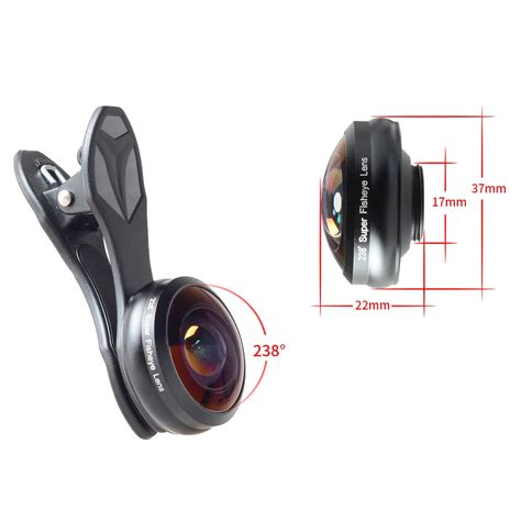 Apexel Hd 238 Fish Eye Lens Mobile Camera Spare Parts Mobile Phone