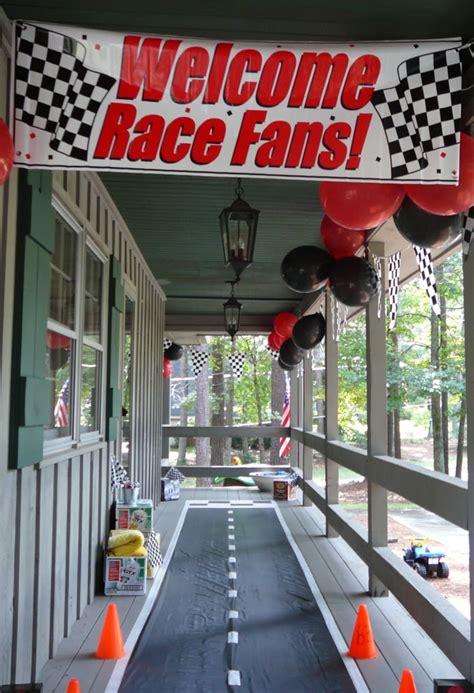 Full Throttle Decorations For A Race Car Party