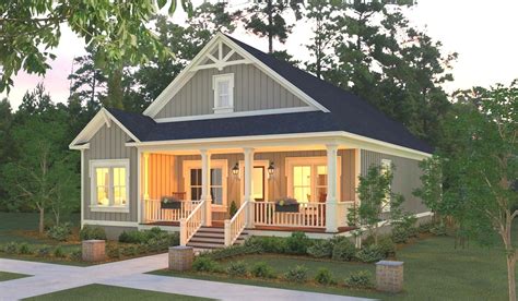 Cute Exterior House Plans Craftsman House Small House Plans