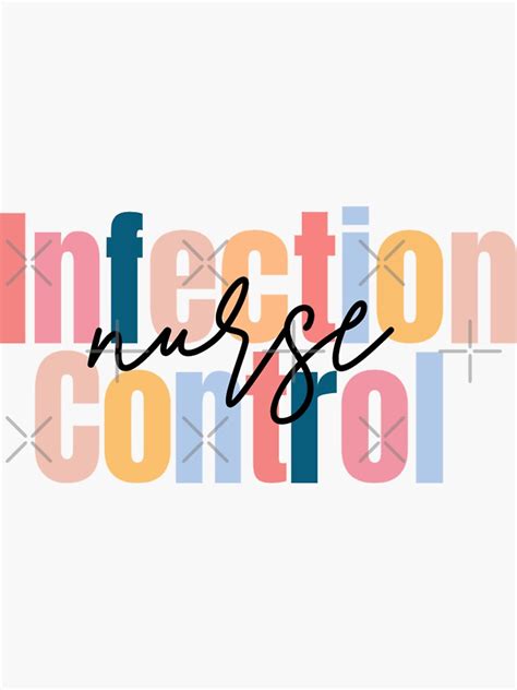 Infection Control Nurse And Prevention Nurse Sticker For Sale By