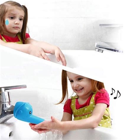 Buodes Faucet Extender Sink Handle Extension Toddler Kid Bathroom