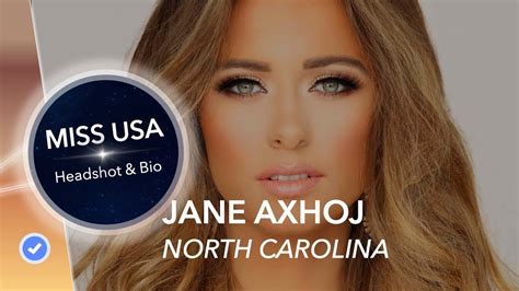 Get To Know Miss North Carolina Usa Jane Axhoj 🇺🇸 Youtube