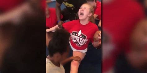 No Charges In Cheerleading Forced Splits Videos