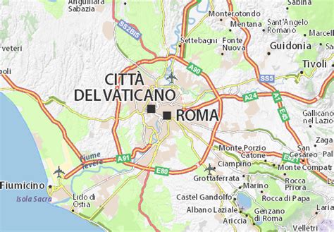 Mappa Roma Cartina Roma Viamichelin