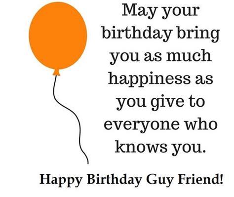 35 Happy Birthday Guy Friend Wishes Wishesgreeting
