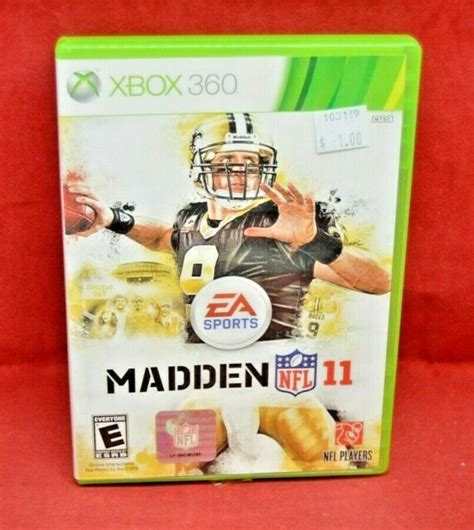 Xbox 360 Ea Sports Madden Nfl 11 Football Rated E Game And Original Case