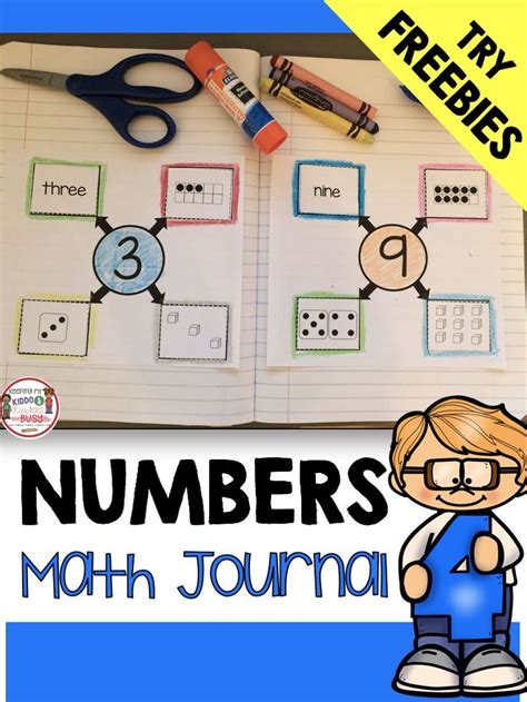 Freebies Math Journal Kindergarten Numbers And Counting Practice