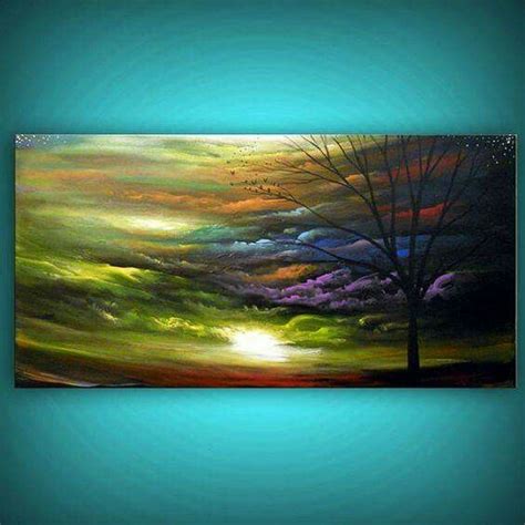 Abstract Landscape Image By Lucy Wood On Just Beautiful Abstract Landscape Painting Tree Art