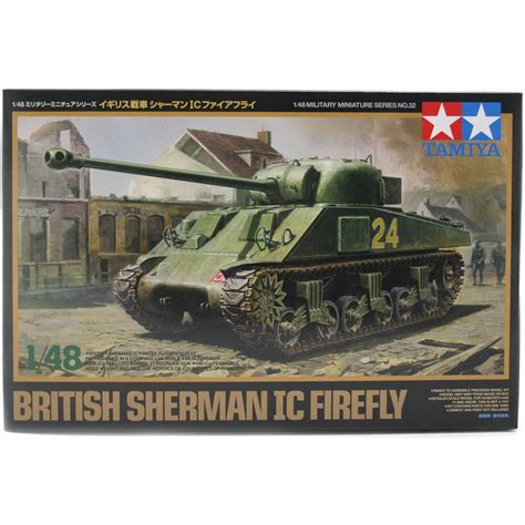 Tamiya British Sherman Ic Firefly Tank Model Kit Scale 148