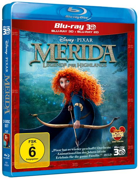 Merida Legende Der Highlands 3d Version Blu Ray Weltbildde