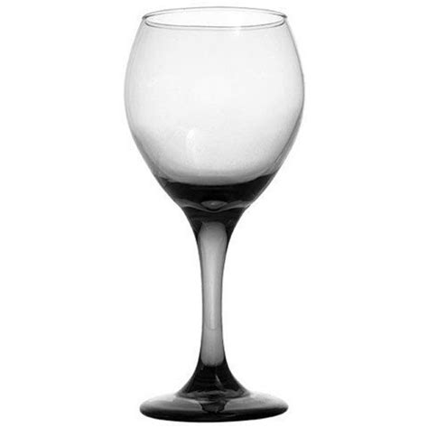 Custom Or Plain Wine Glass Smoke Color Glassware 135 Oz Etsy Wine