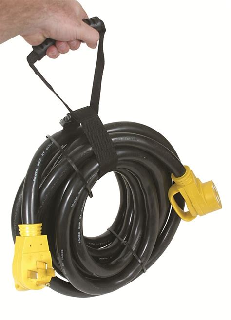 Stay connected and powered up on the go with camping world's large assortment of rv power cords and adapters! Power Grip RV Temporary Power Cord Extension w/ Carrying ...