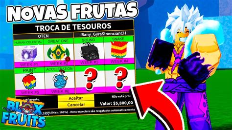 Vazou Essas VÃo Ser As Novas Frutas Da Update 20 Do Blox Fruits