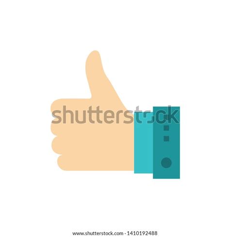 Like Finger Gesture Hand Thumbs Yes Stock Vector Royalty Free