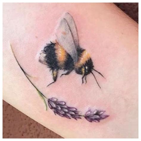 Bumble Bee Bee Tattoo Lavender Tattoo Bumble Bee Tattoo