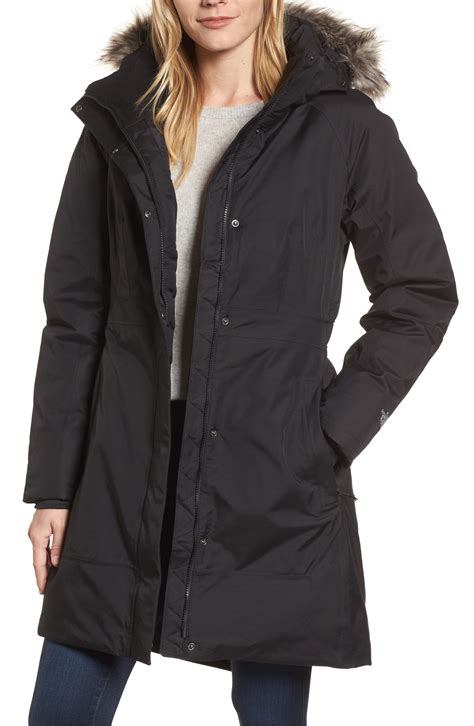 The North Face Arctic Ii Waterproof 550 Fill Power Down Parka With Faux Fur Trim Nordstrom Rack