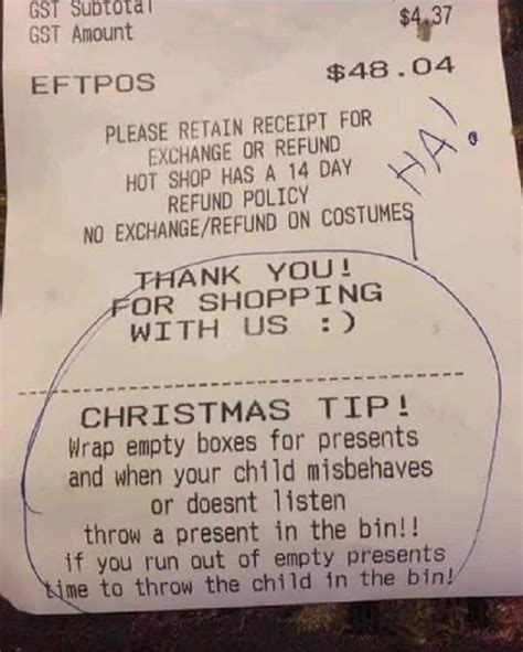 This till receipt has a hilarious and timely parenting tip ...