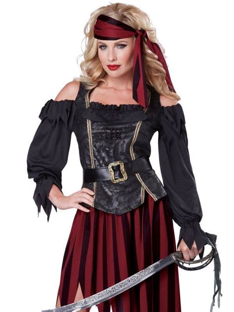 Queen Of The High Seas Pirate Wench Costume Pirate Costume For Women