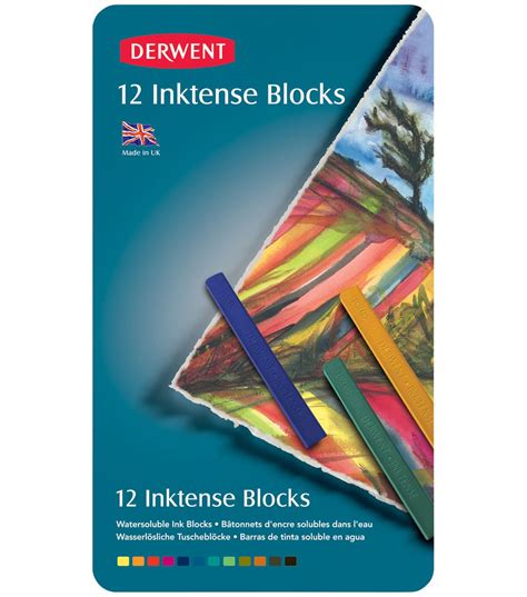 Derwent Inktense Blocks Pack Joann Ink Block Art Materials