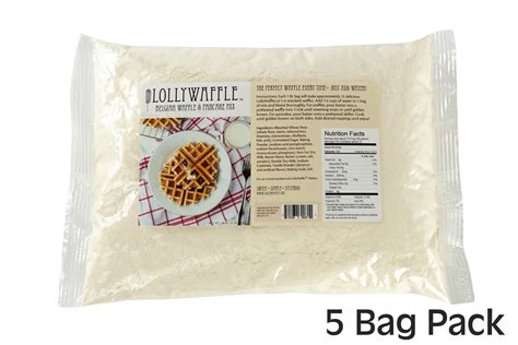 Just Add Water Belgian Waffle And Pancake Mix By Lollywaffle 5 Lbs