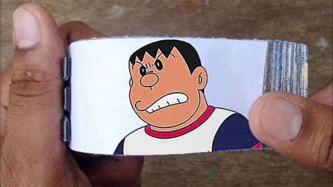 Doraemon Cartoon Flipbook 83 Nobita Makes Gian Angry Flip Book