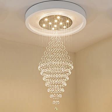 Shop modern chandeliers, sconces, lamps & pendants only at west elm®. Contemporary LED Crystal Ceiling Pendant Lights Modern ...