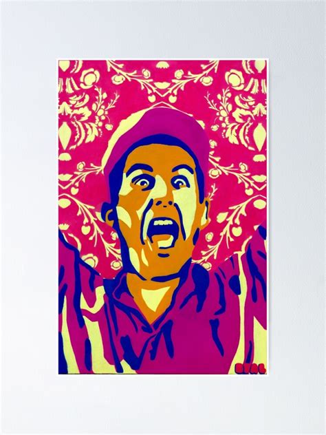 Billy Madison I Am The Smartest Man Alive Stencil Art Poster For