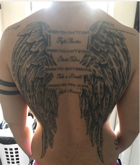Wings On Back Tattoo Back Tattoo Wings Tattoo Mother Tattoos