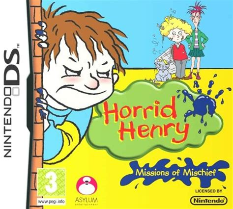 Horrid Henry Missions Of Mischief Rom Nintendo Ds Game