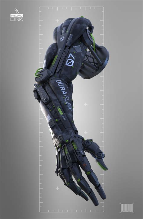 Artstation Neurolink Prosthetic Arm Igor Sobolevsky Robot Design