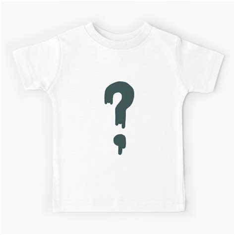 Soos Question Mark Kids T Shirt By Eccentrics Redbubble