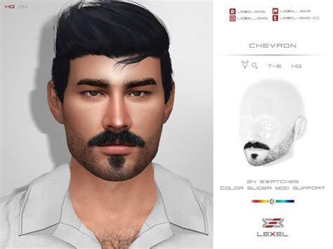 The Sims Resource Chevron Facial Hair