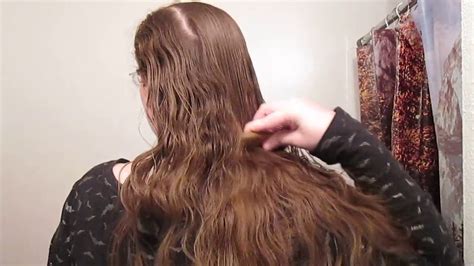 Hair Journal Combing Long Curly Strawberry Blonde Hair Week Seven