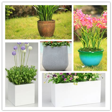 White Cylinder Decorative Plant Pots For Indoor - Buy Decorative Plant Pots,Decorative Plant ...