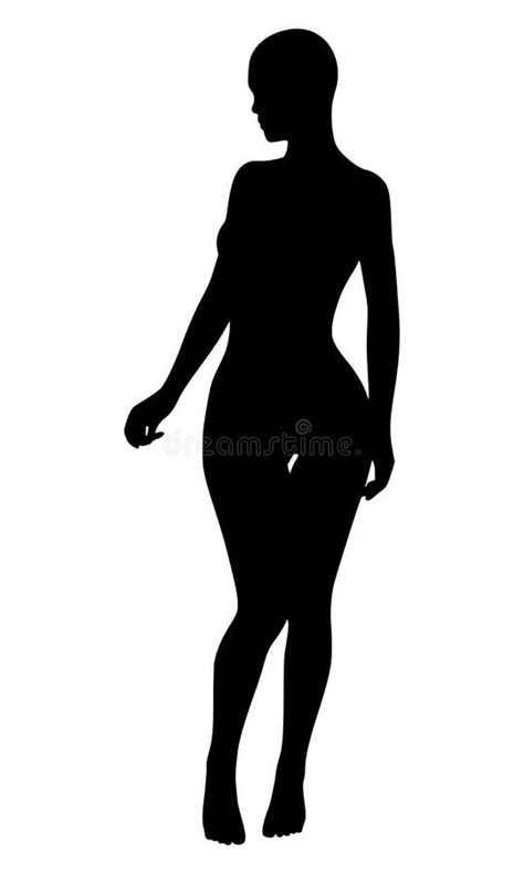 Seksowna kobieta sylwetki ilustracja wektor Ilustracja złożonej z