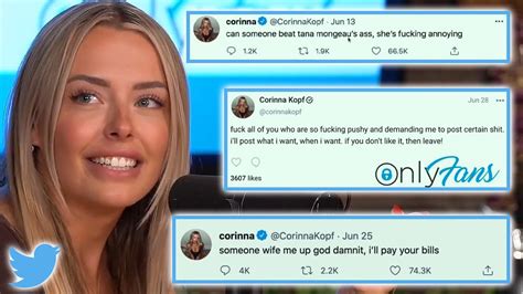Corinna Kopf Explains Her Raunchy Tweets Onlyfans Relationships Youtube