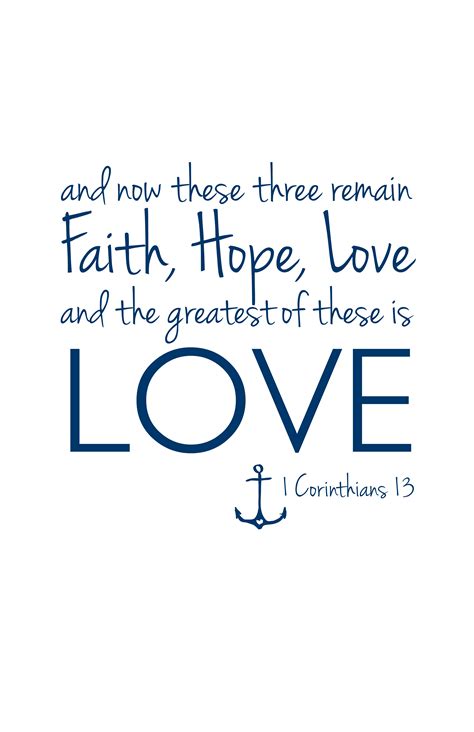faith hope love quotes inspiration