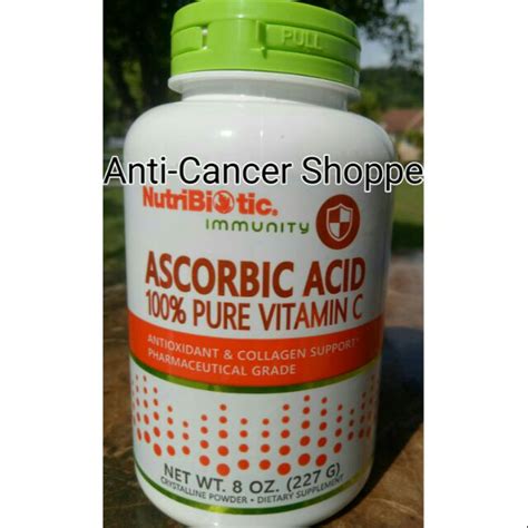Vitamin C Nutribiotic Immunity Ascorbic Acid 100 Pure Vitamin C