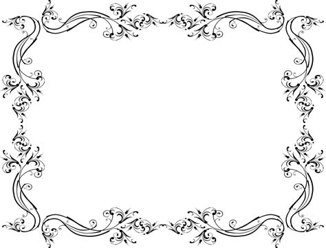 Fancy Wedding Border Transparent Png Png Play