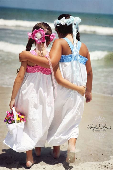 Beach Wedding Flower Girl Princess Dress White By Ginabellas1 Beach