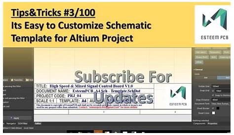 altium designer schematic template