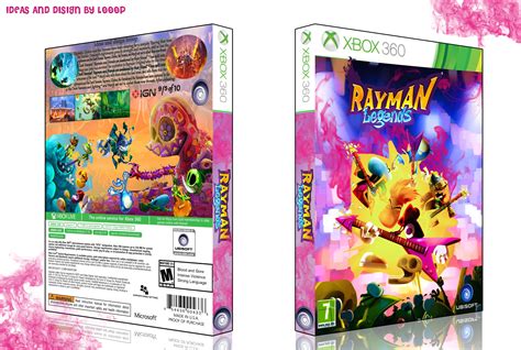 Rayman Legends Xbox 360 Box Art Cover By Looop