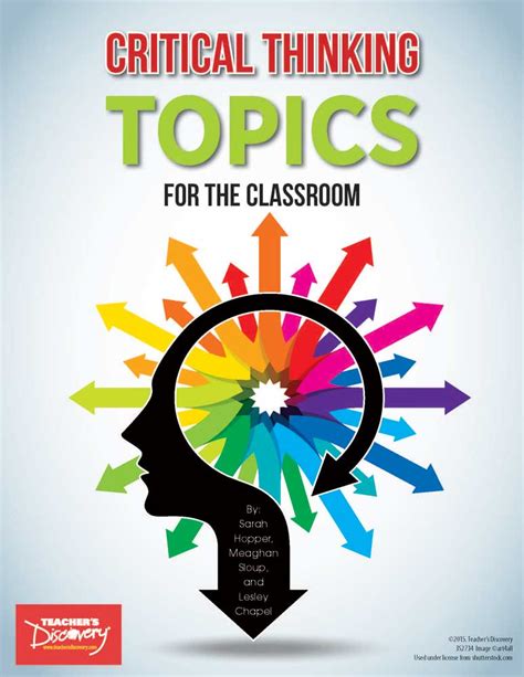 Critical Thinking Topics For The Classroom Book English Teachers