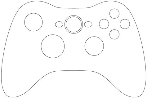 Jovita Xbox One Controller Template Svg