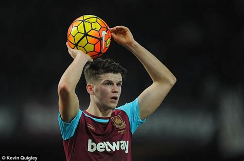 West Hams Sam Byram More Nervous About Singing Initiation Than Debut Daily Mail Online