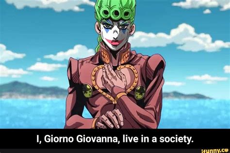 I Giorno Giovanna Live In A Society Anime Sobrenatural Jojo